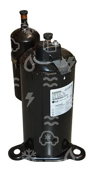 kompresor LG rotační GJS222P, R410A, 220 - 240 V, 50Hz, 18400 Btu/h